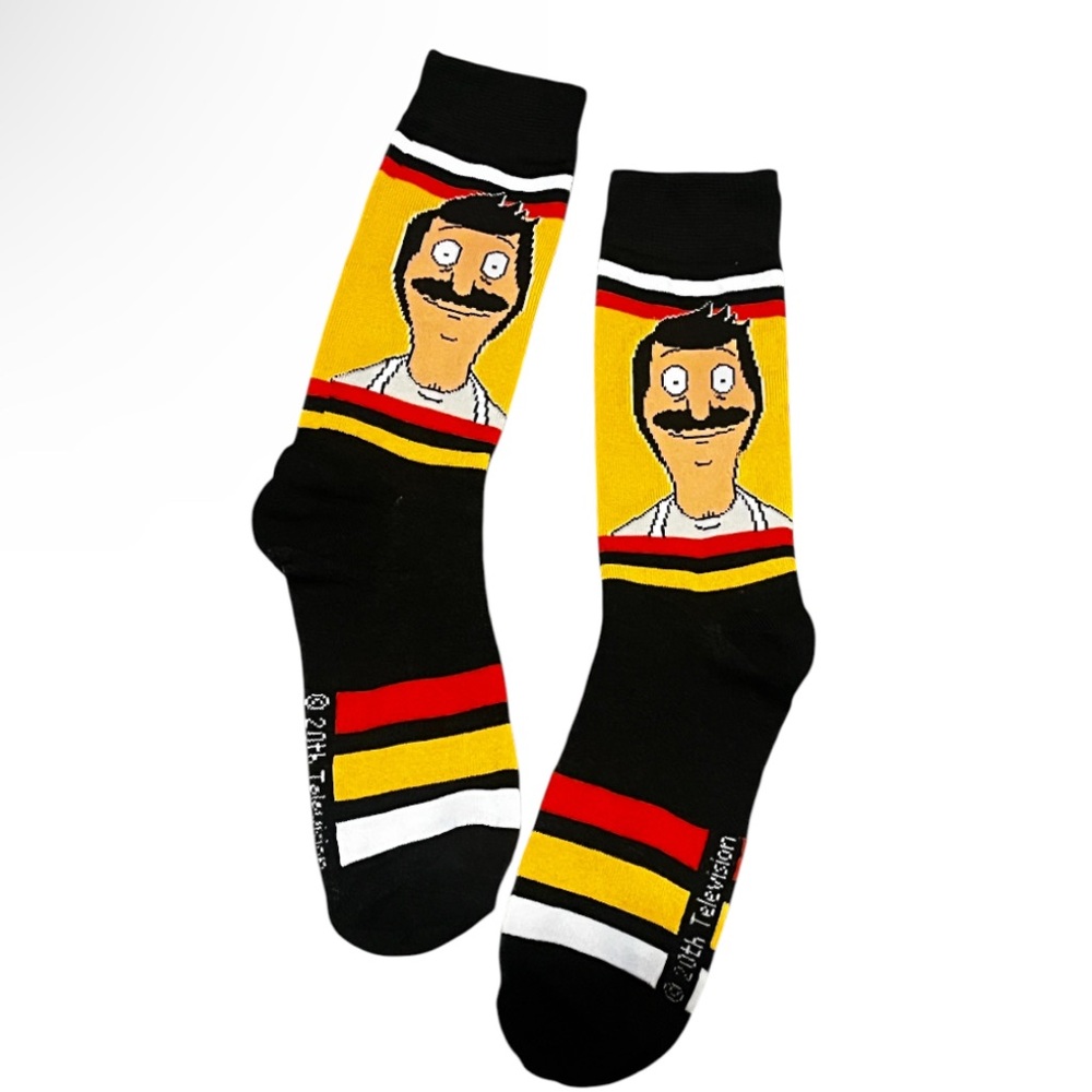Bob’s Burgers Novelty Unisex Crew Socks NWT